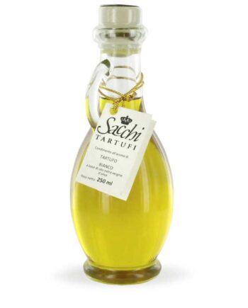 Extra Virgin Olive Oil with White Truffle Aroma in bottle design of Etruscan Amphora